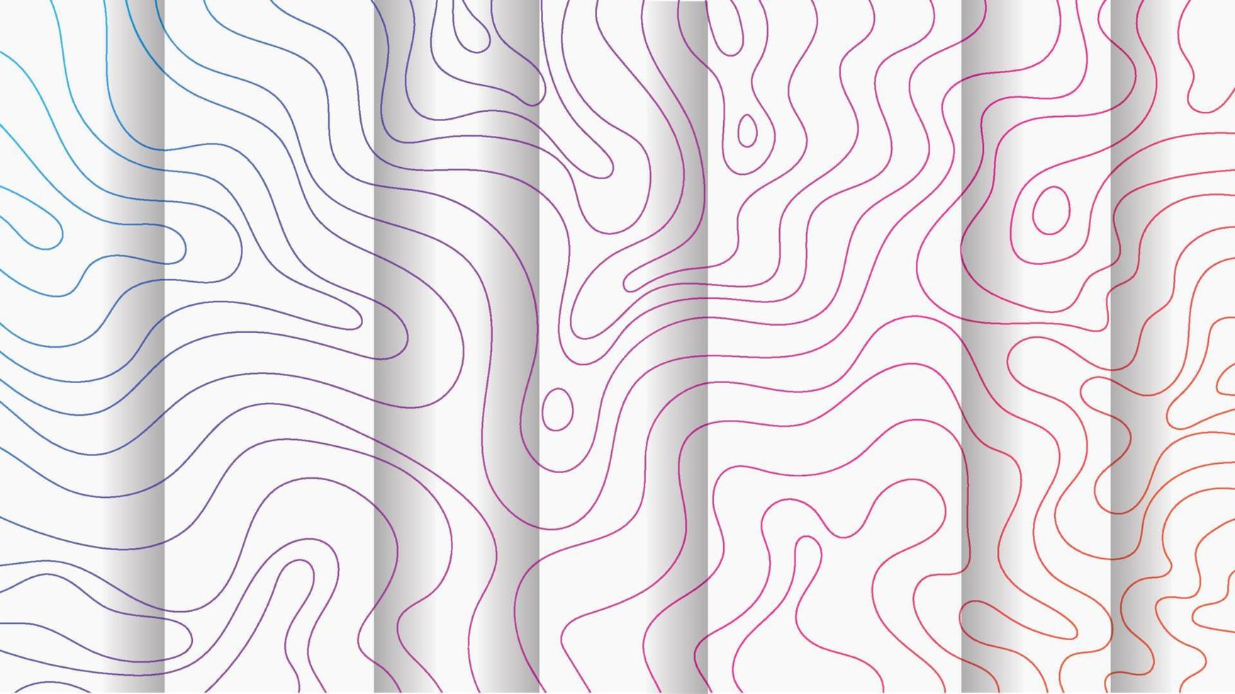 Blue and purple gradient marble lines paper background vector