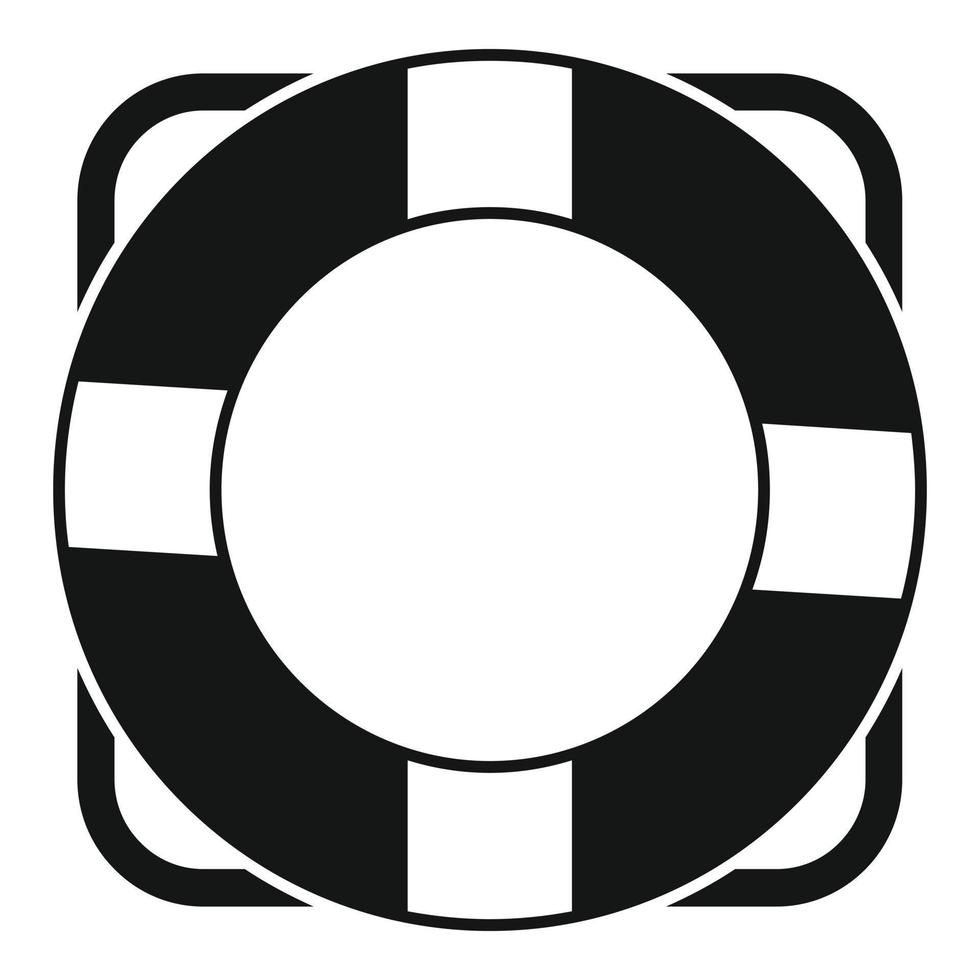 Lifebouy icon simple vector. Saver life ring vector