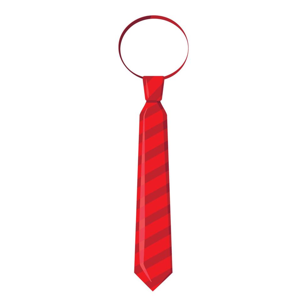 Tie icon, cartoon style vector