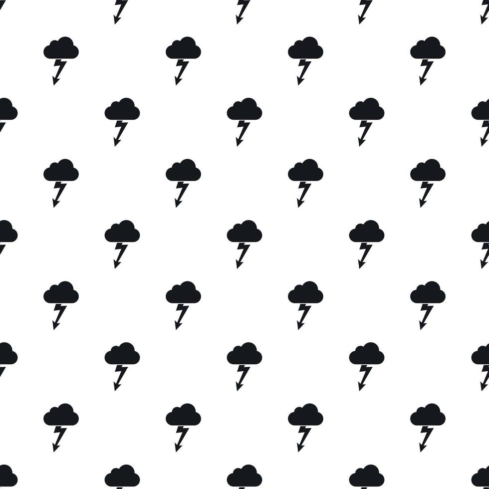 Clouds and storm pattern, simple style vector