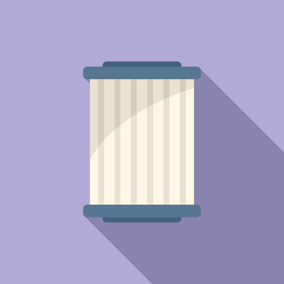 Pool filter icon flat vector. Water cleaning vector