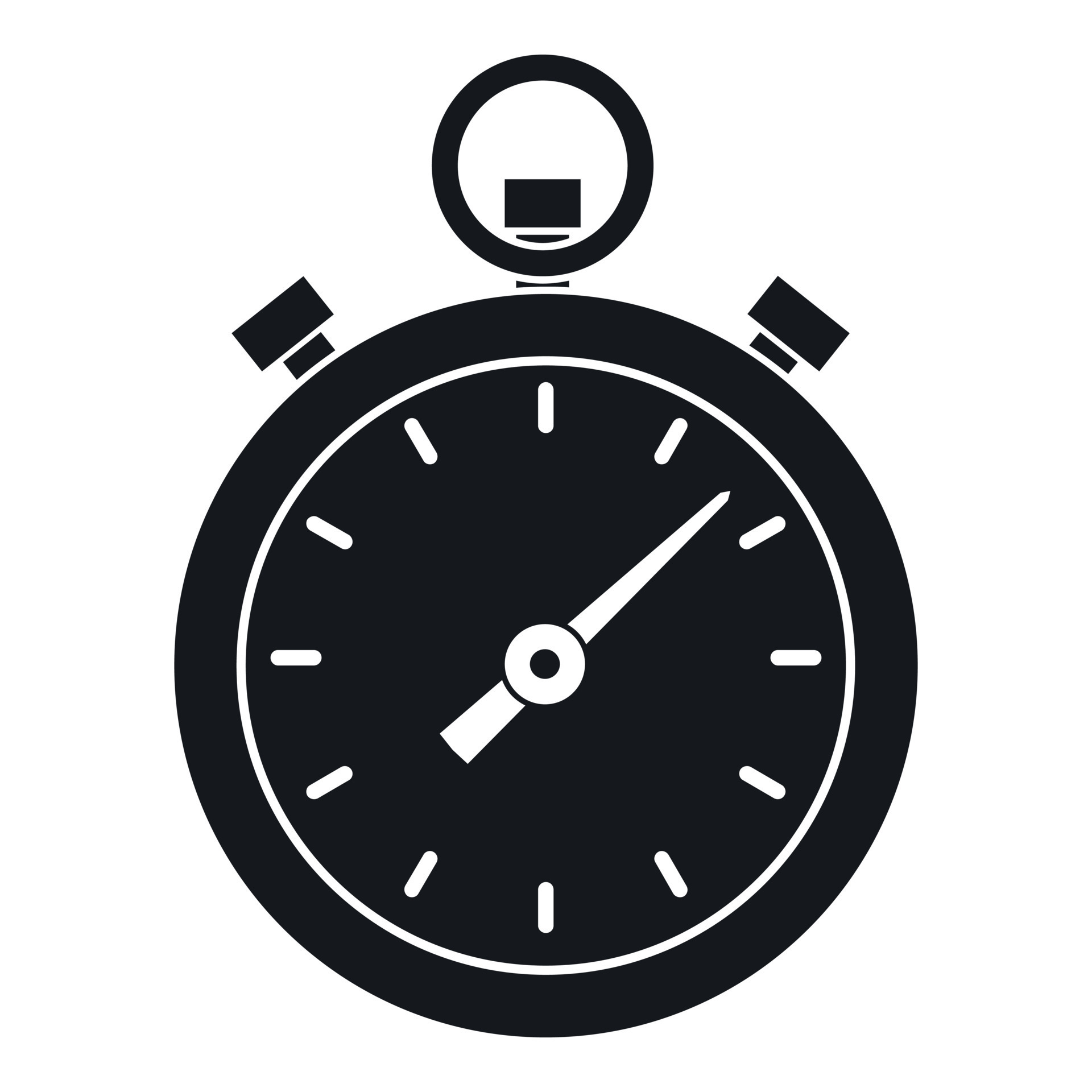 Chronometer icon, simple style 14861176 Vector Art at Vecteezy