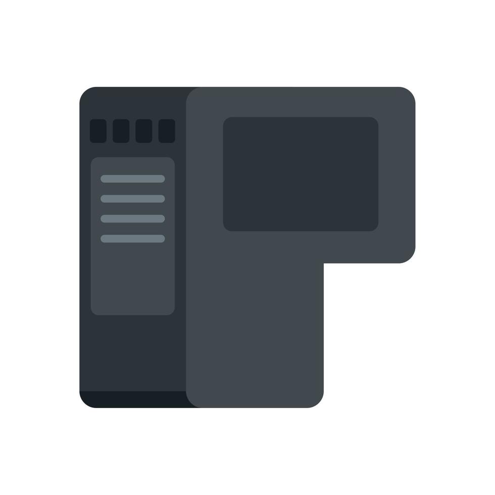 Drop cartridge icon flat isolated vector