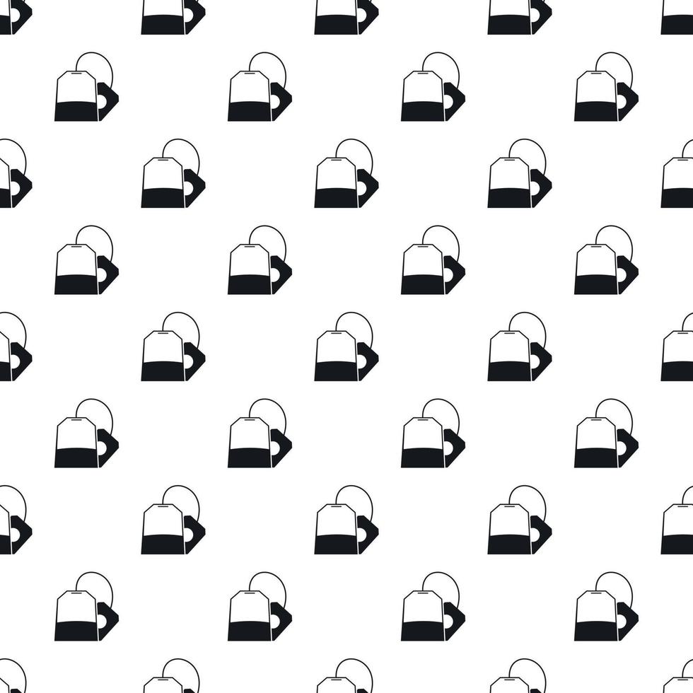 Teabag pattern, simple style vector