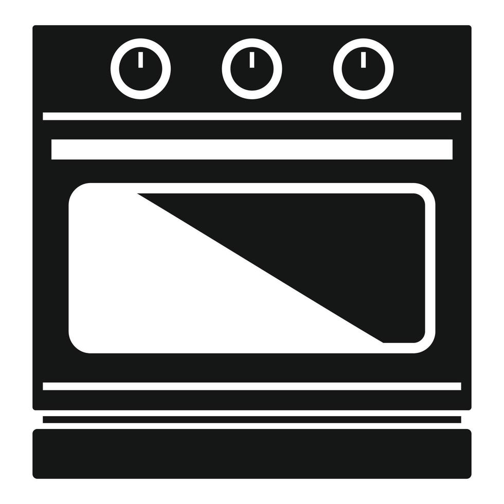 Convection stove icon simple vector. Electric oven vector