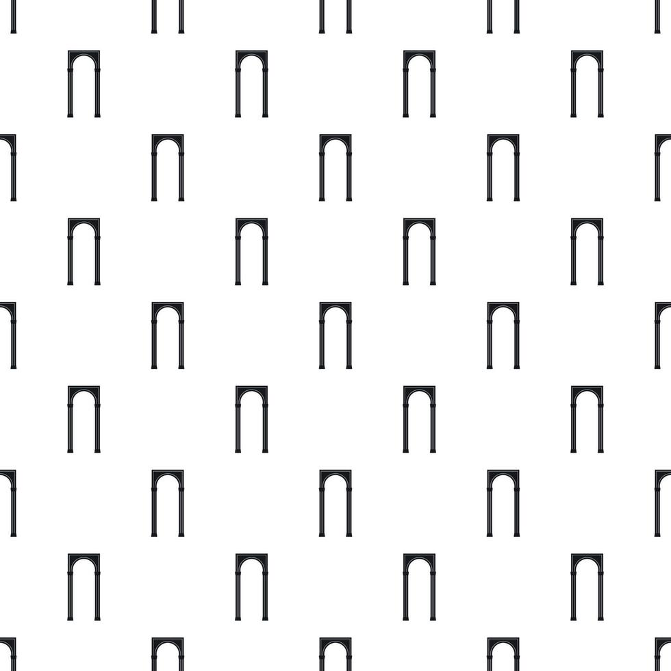 Rectangular arch pattern, simple style vector