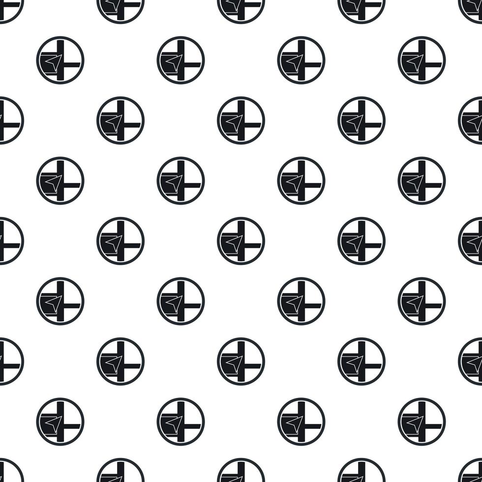 Pointer on map pattern, simple style vector