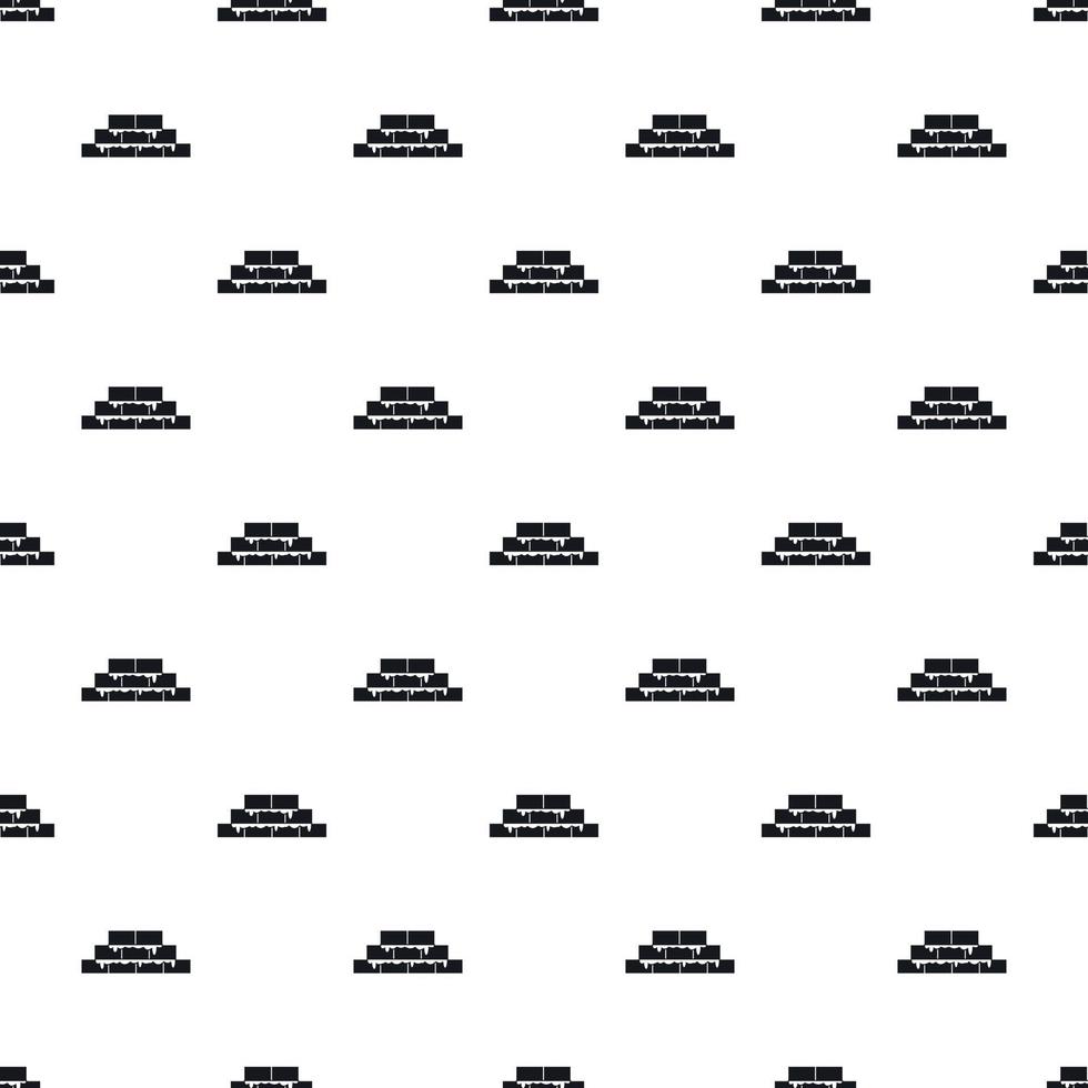 Brickwork pattern, simple style vector