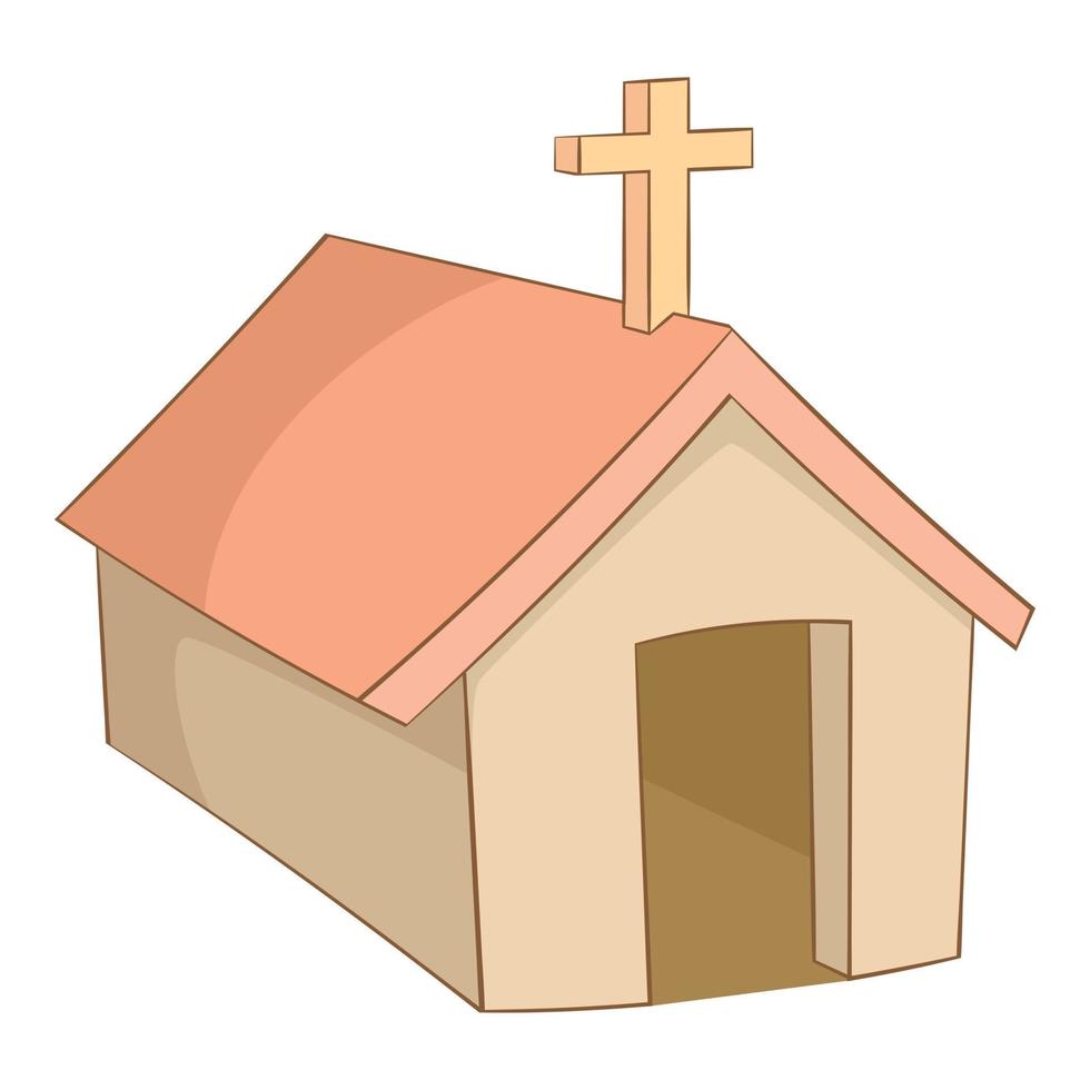 The church in village of Indians, Argentina icon vector