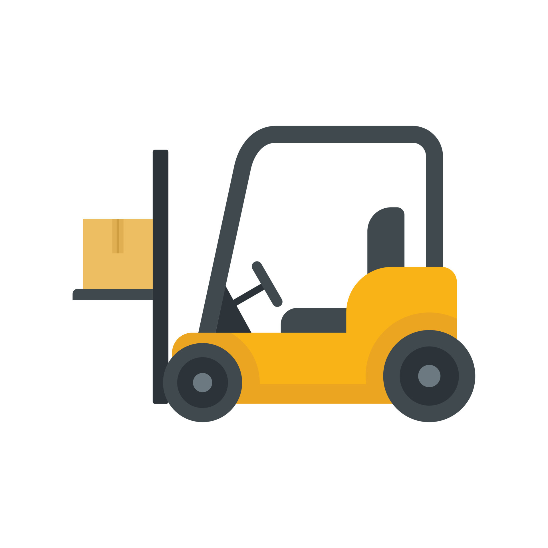 Forklift icon flat isolated vector 14861613 Vector Art at Vecteezy