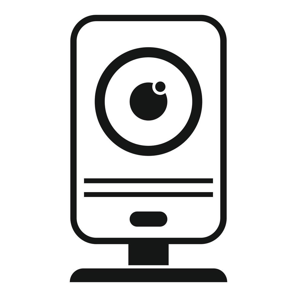 Web camera icon simple vector. Video camcorder vector
