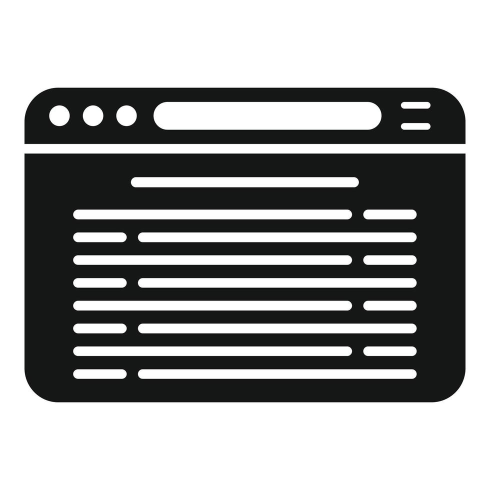 Online web page icon simple vector. People course vector