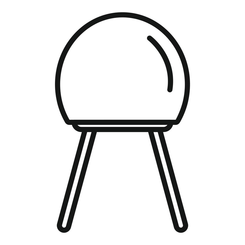 Battery resistor icon outline vector. Electric circuit vector