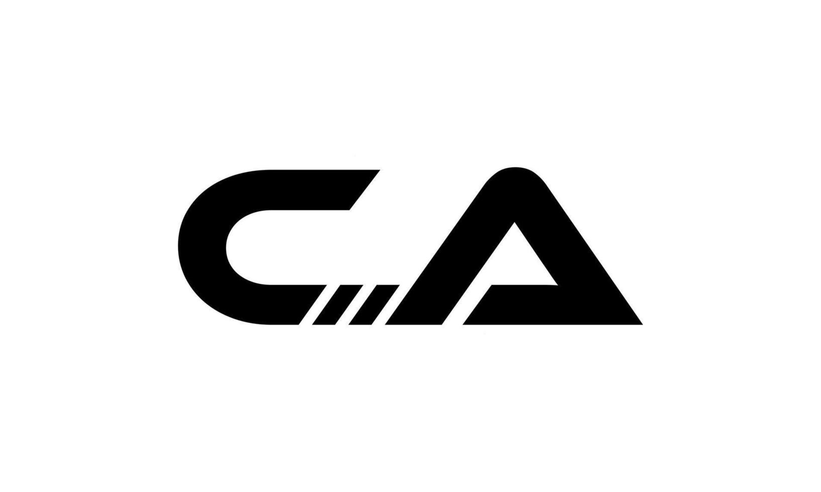 CA logo design. Initial CA letter logo design monogram vector design pro vector.