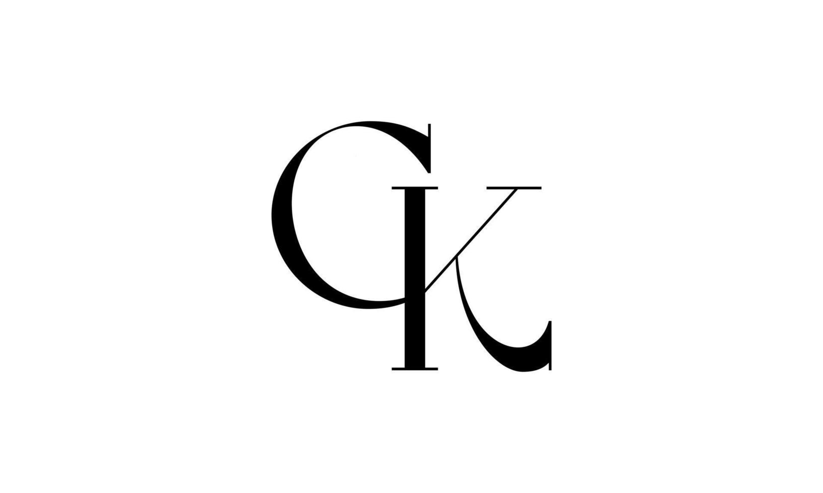 letter CK logo pro vector file pro Vector