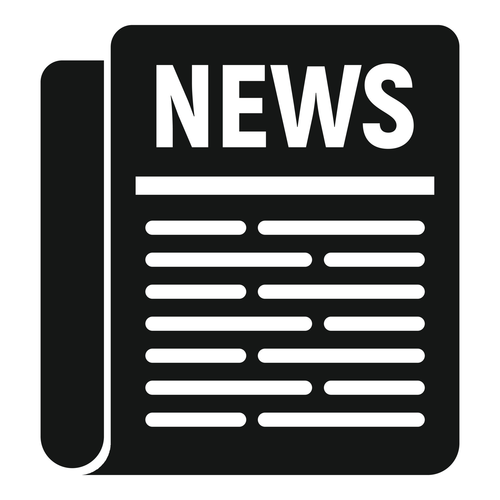 Journal icon simple vector. News paper 14862137 Vector Art at Vecteezy