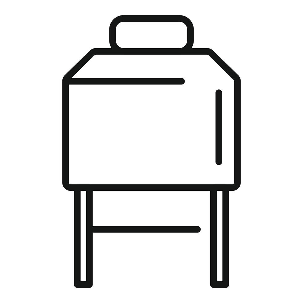 Dairy process icon outline vector. Cheese production vector