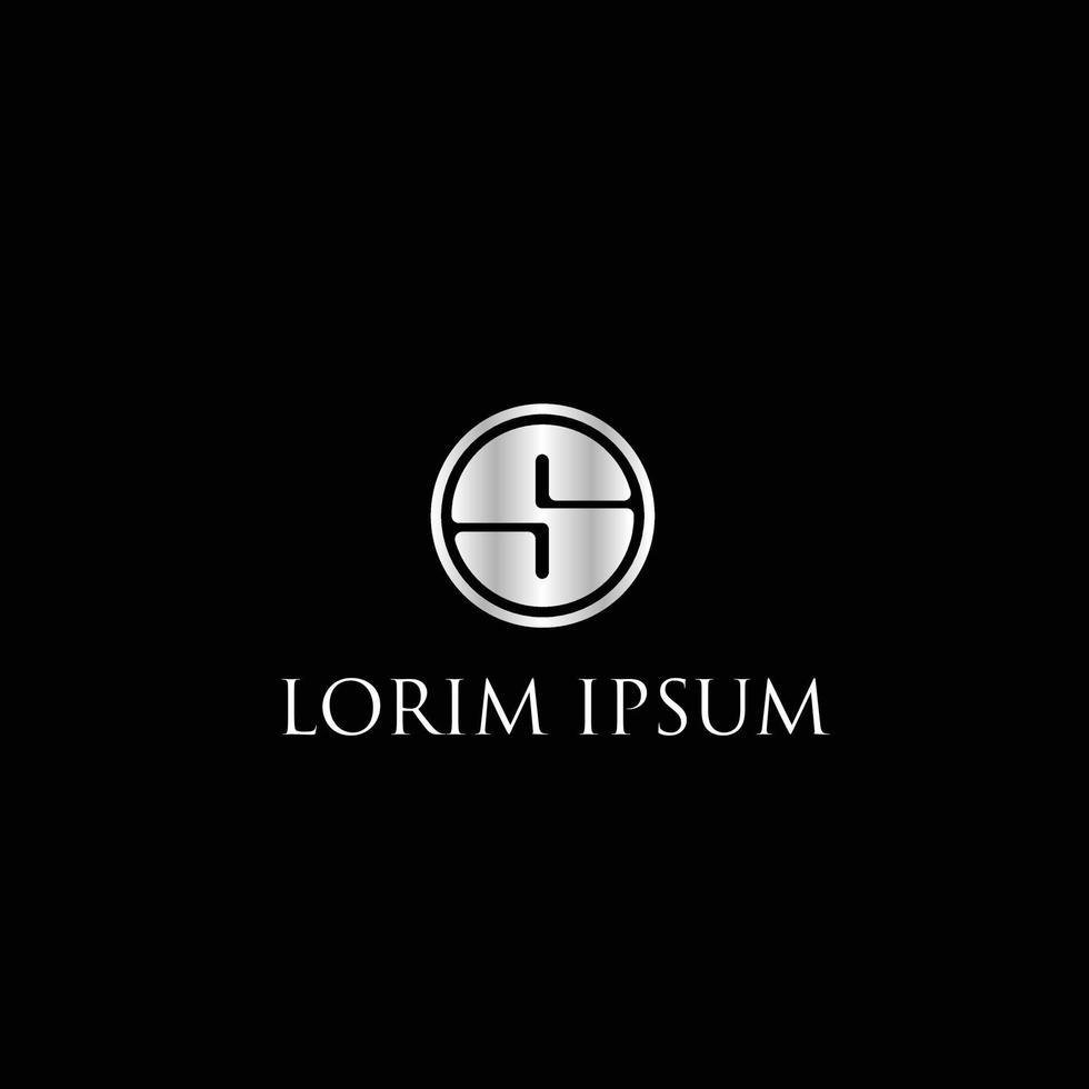 business letter s logo design vector
