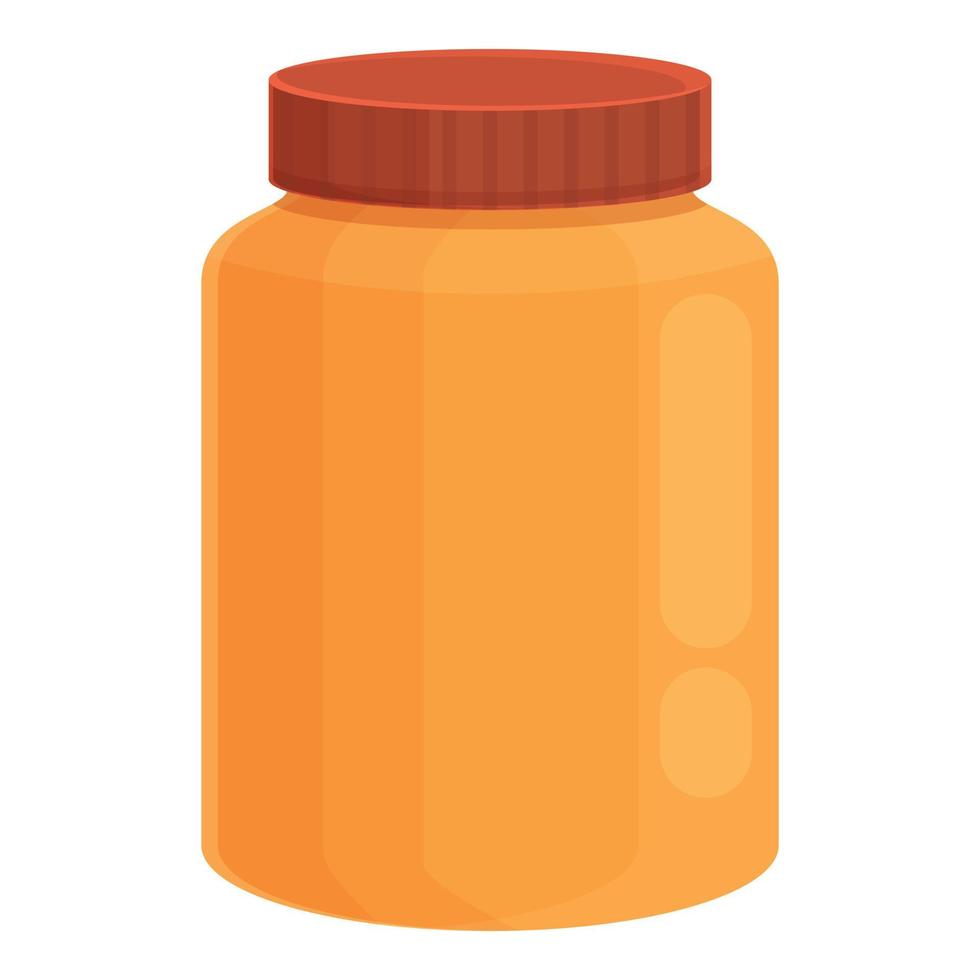 Caramel jar icon cartoon vector. Peanut butter 14862459 Vector Art at  Vecteezy