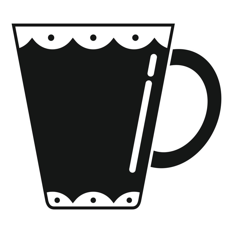 Warm mug icon simple vector. Hot ceramic vector