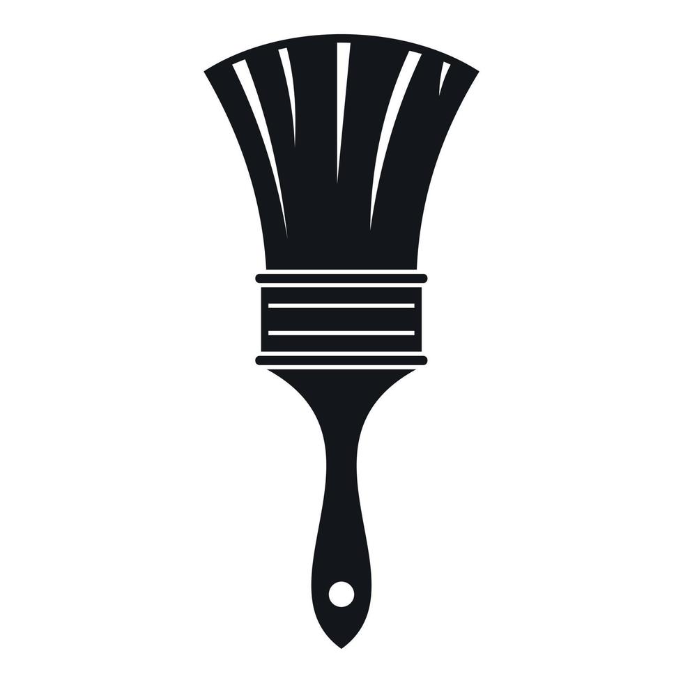 Brush icon, simple style vector