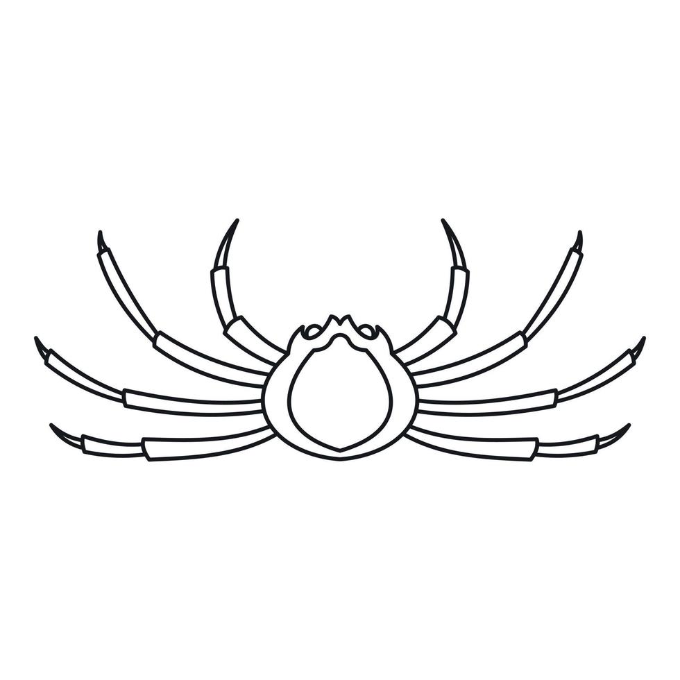 Spider crab icon, outline style 14862572 Vector Art at Vecteezy