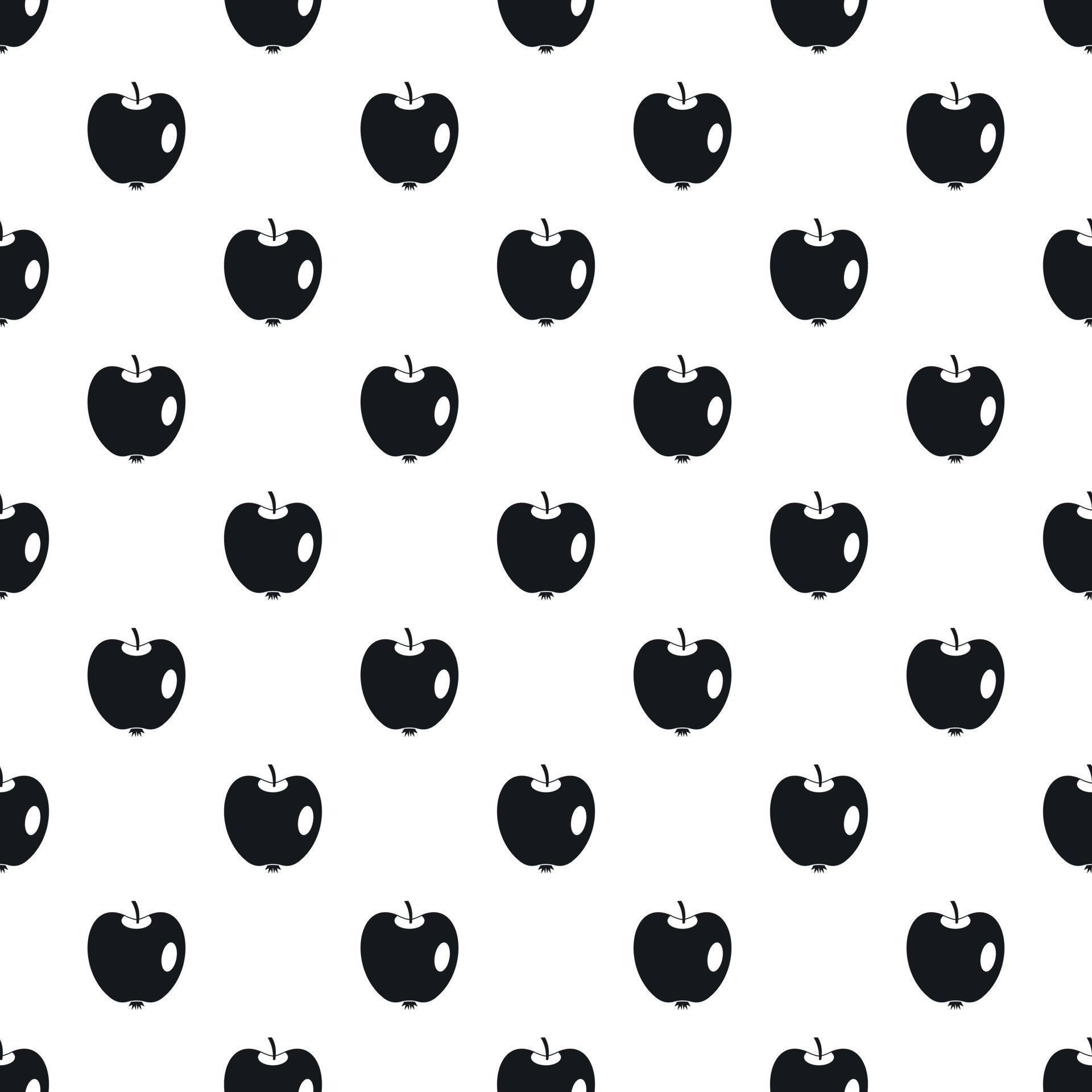 Apple pattern, simple style 14862577 Vector Art at Vecteezy