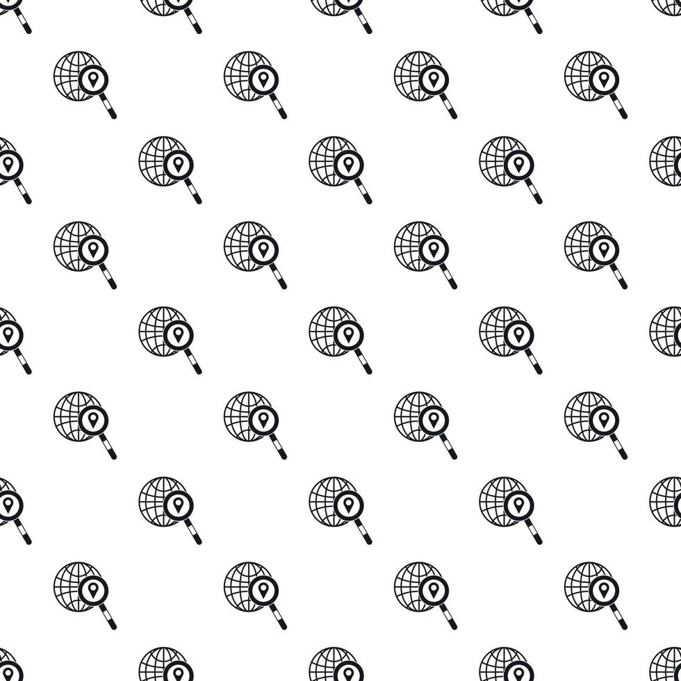 Search GPS pattern, simple style vector