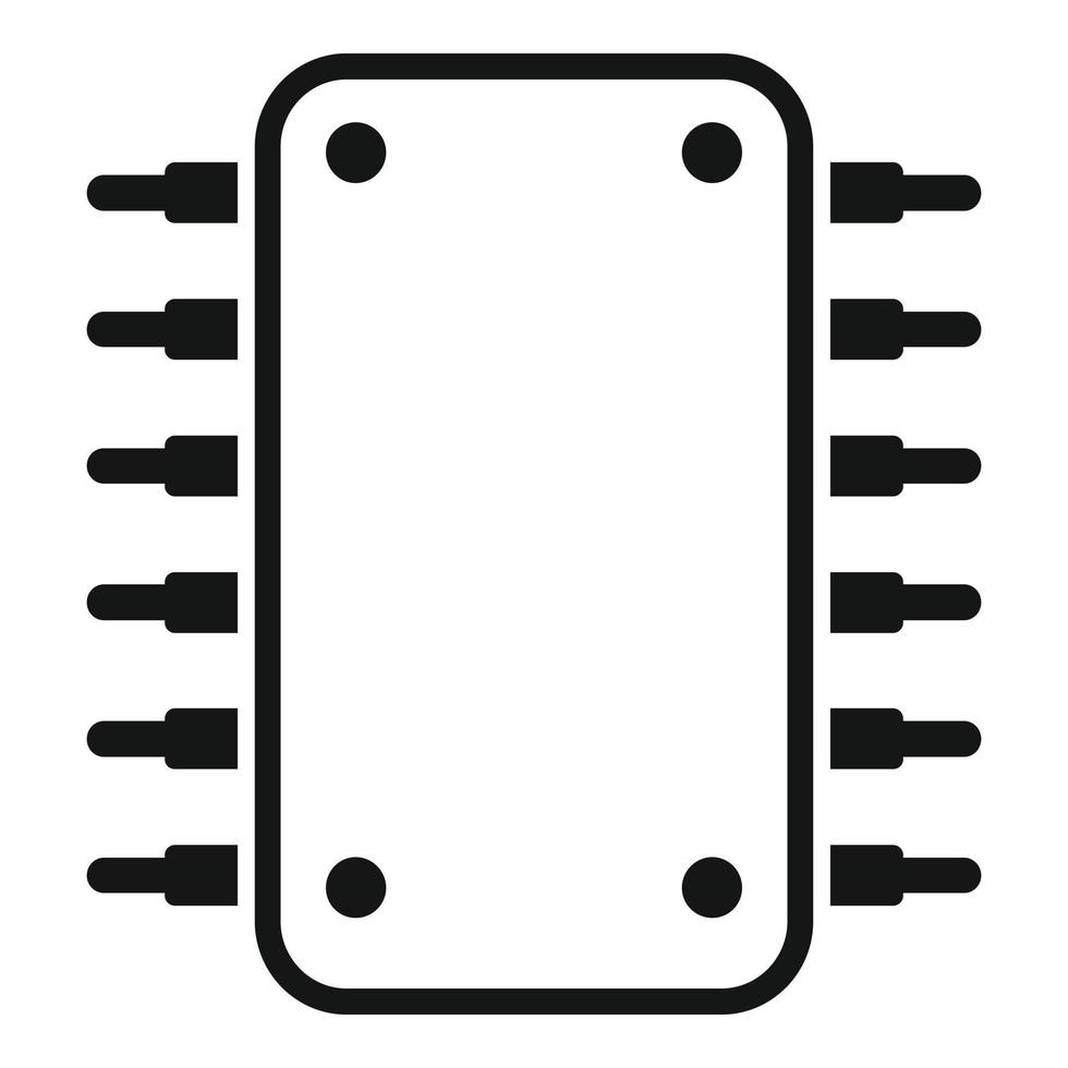 Tablet repair tranzistor icon simple vector. Phone broken vector