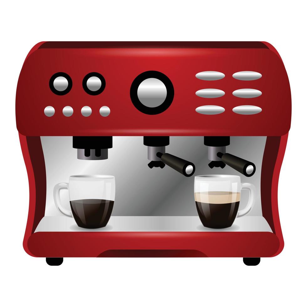 Coffee machine icon cartoon vector. Espresso pot vector