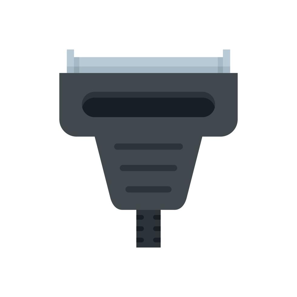 Adapter connector icon flat isolated vector