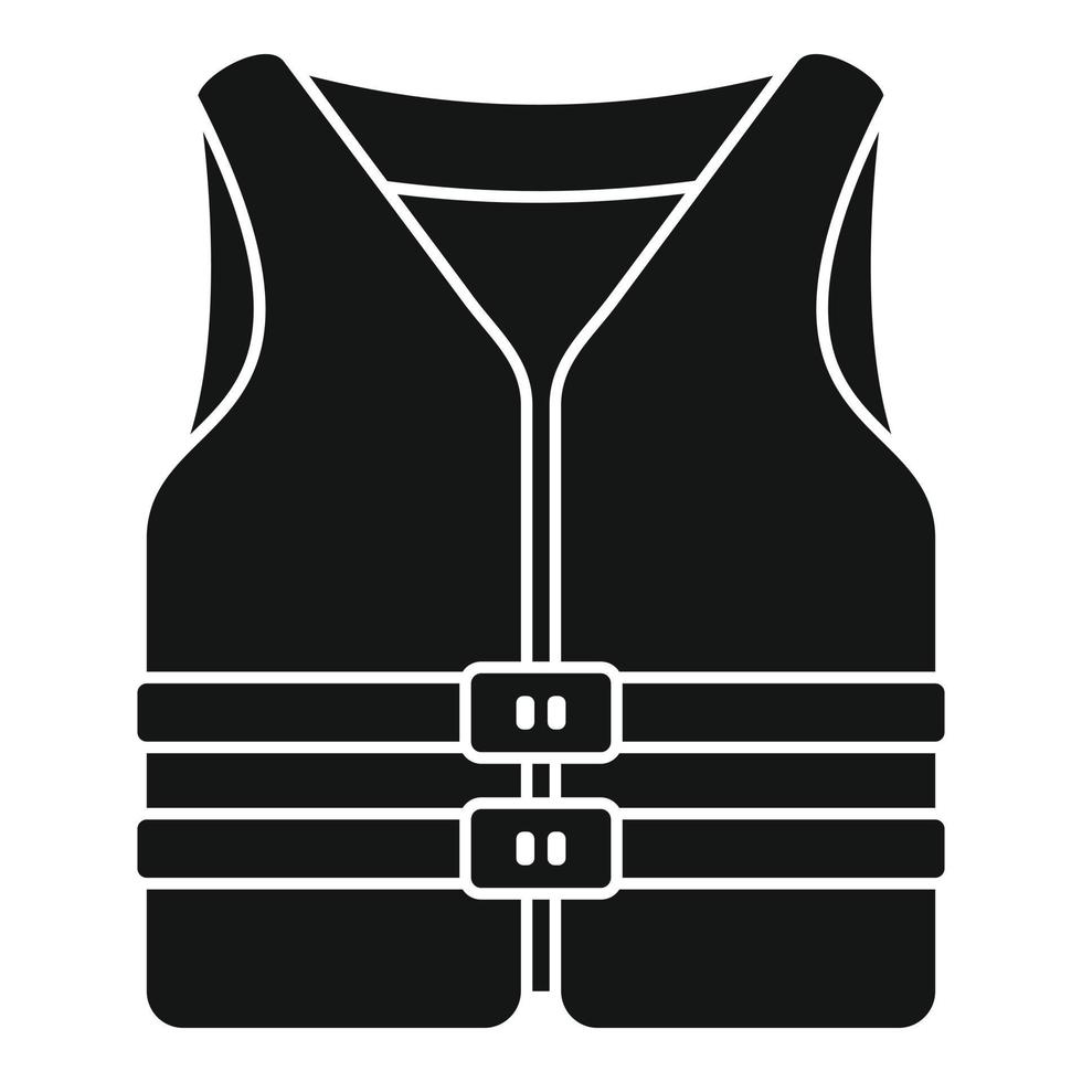 Rescue vest icon simple vector. Safety jacket vector