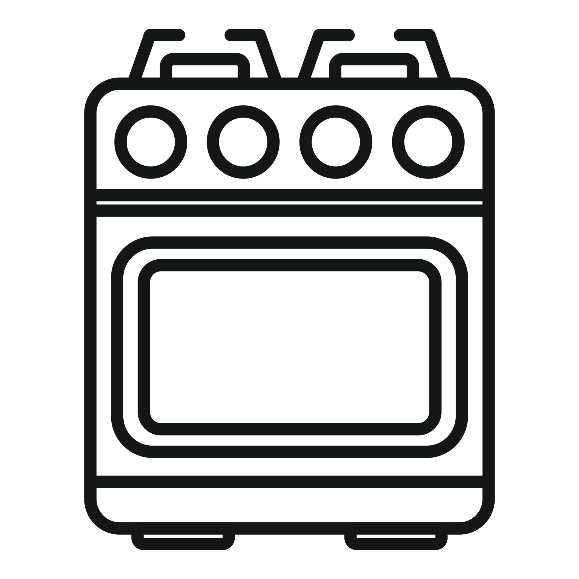 Cooking stove icon outline vector. Gas cooker 14863068 Vector Art at