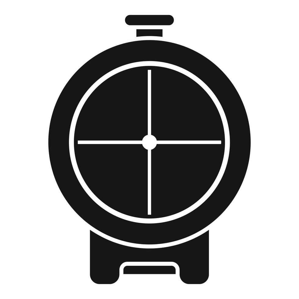 Sight icon simple vector. Rifle gun vector