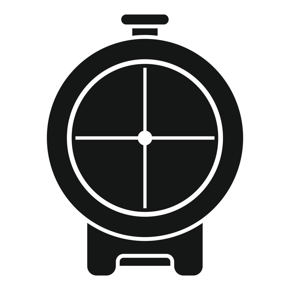 Sight icon simple vector. Rifle gun vector