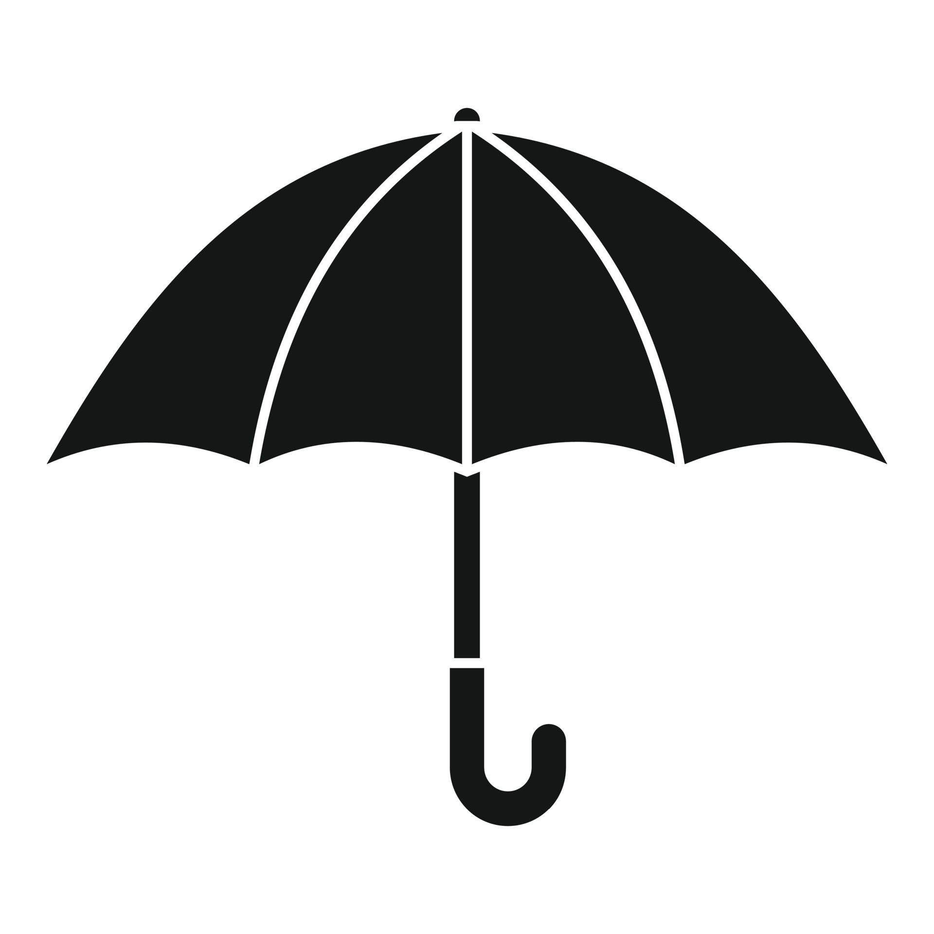 Privacy umbrella icon simple vector. Secure cyber 14863424 Vector Art