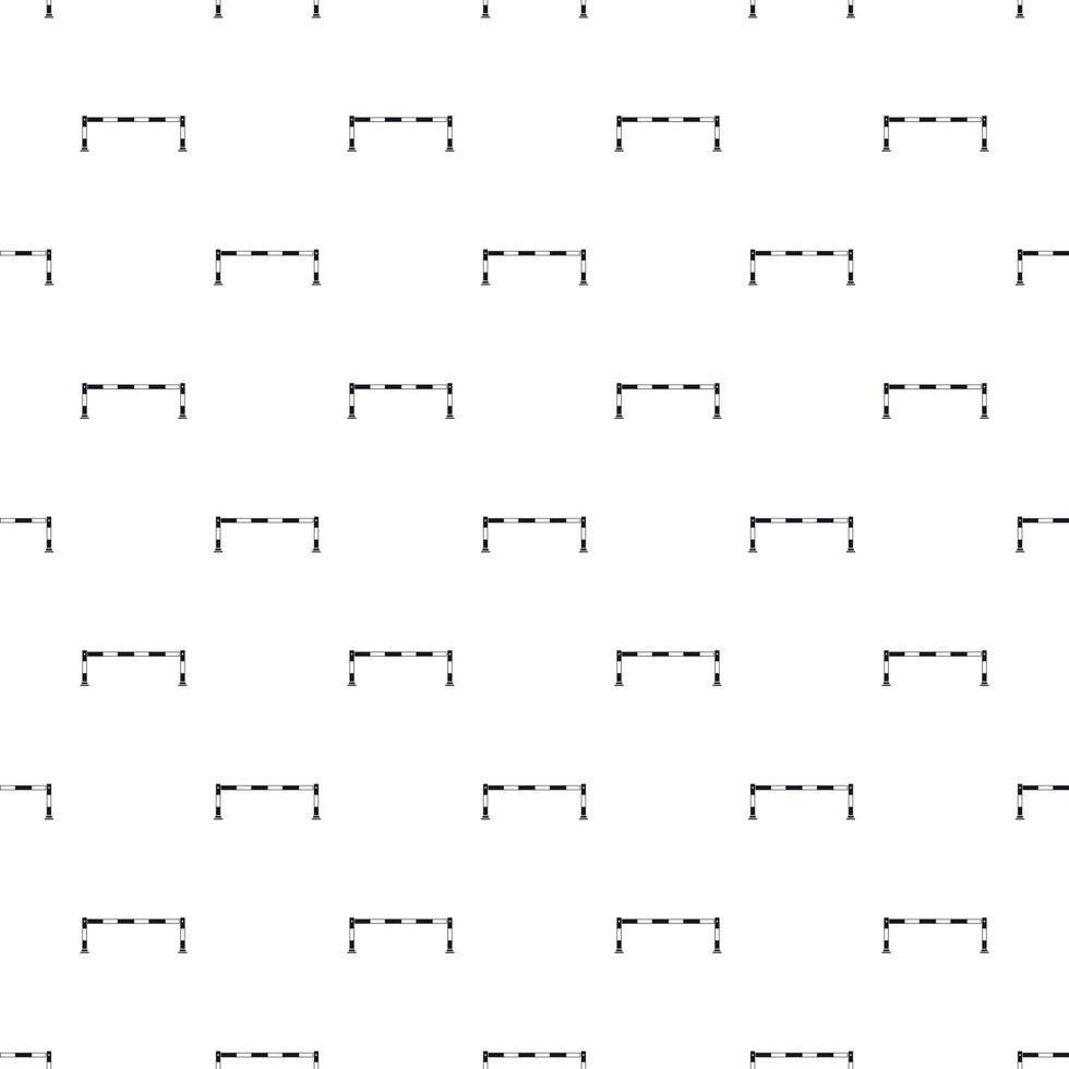 Car barrier pattern, simple style vector