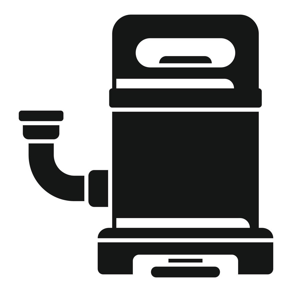 Engine pump icon simple vector. Motor system vector