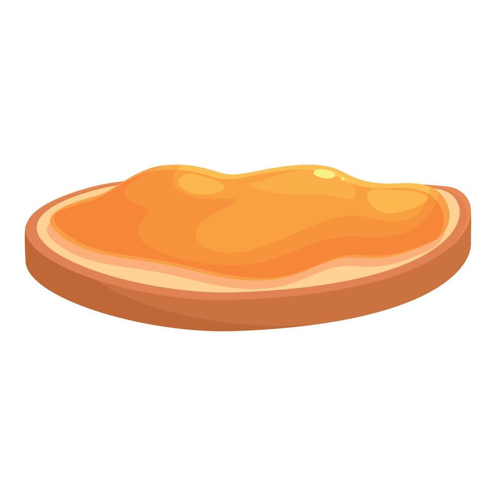 Caramel bread icon cartoon vector. Butter swirl vector