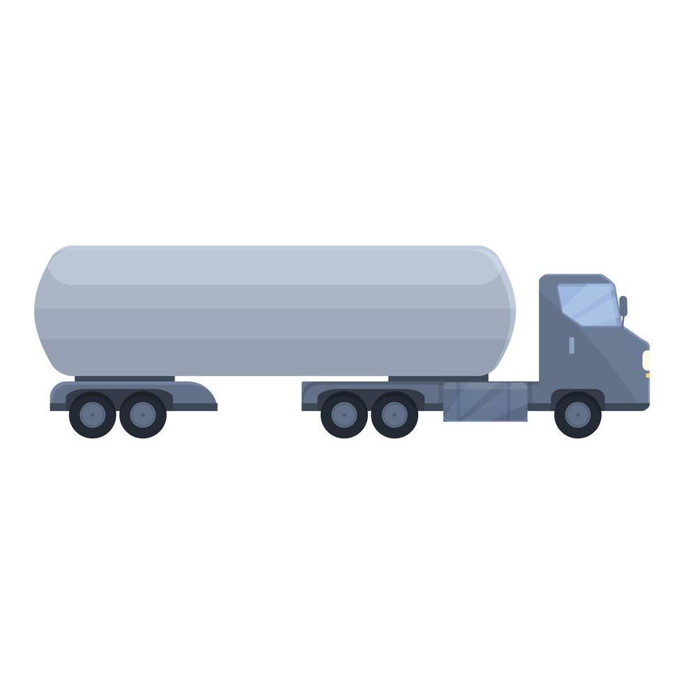 Shipping tank icon cartoon vector. Tanker truck vector