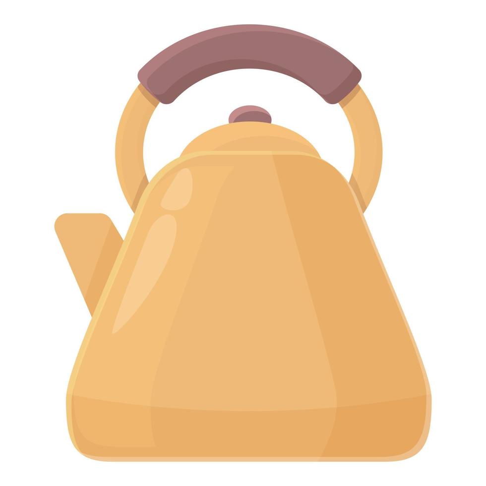 Kettle boiler icon cartoon vector. Water teapot vector
