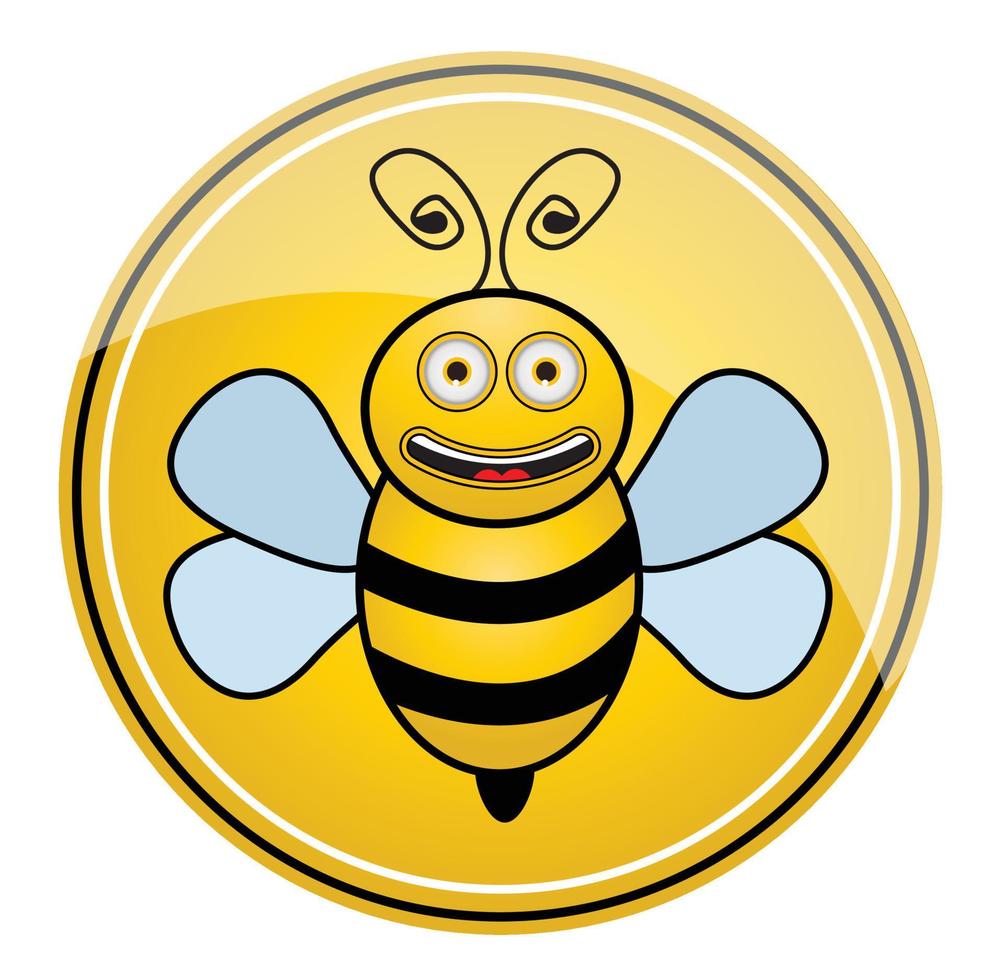 Bee Icon illustration vector