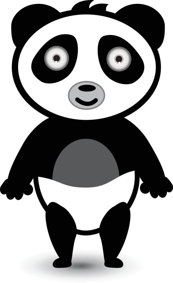 Cute Panda Bear banner vector