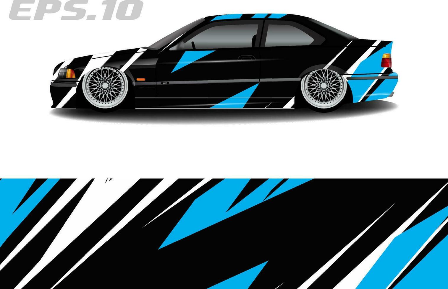 sticker livery racing car sticker design, cool abstract graphic background vector