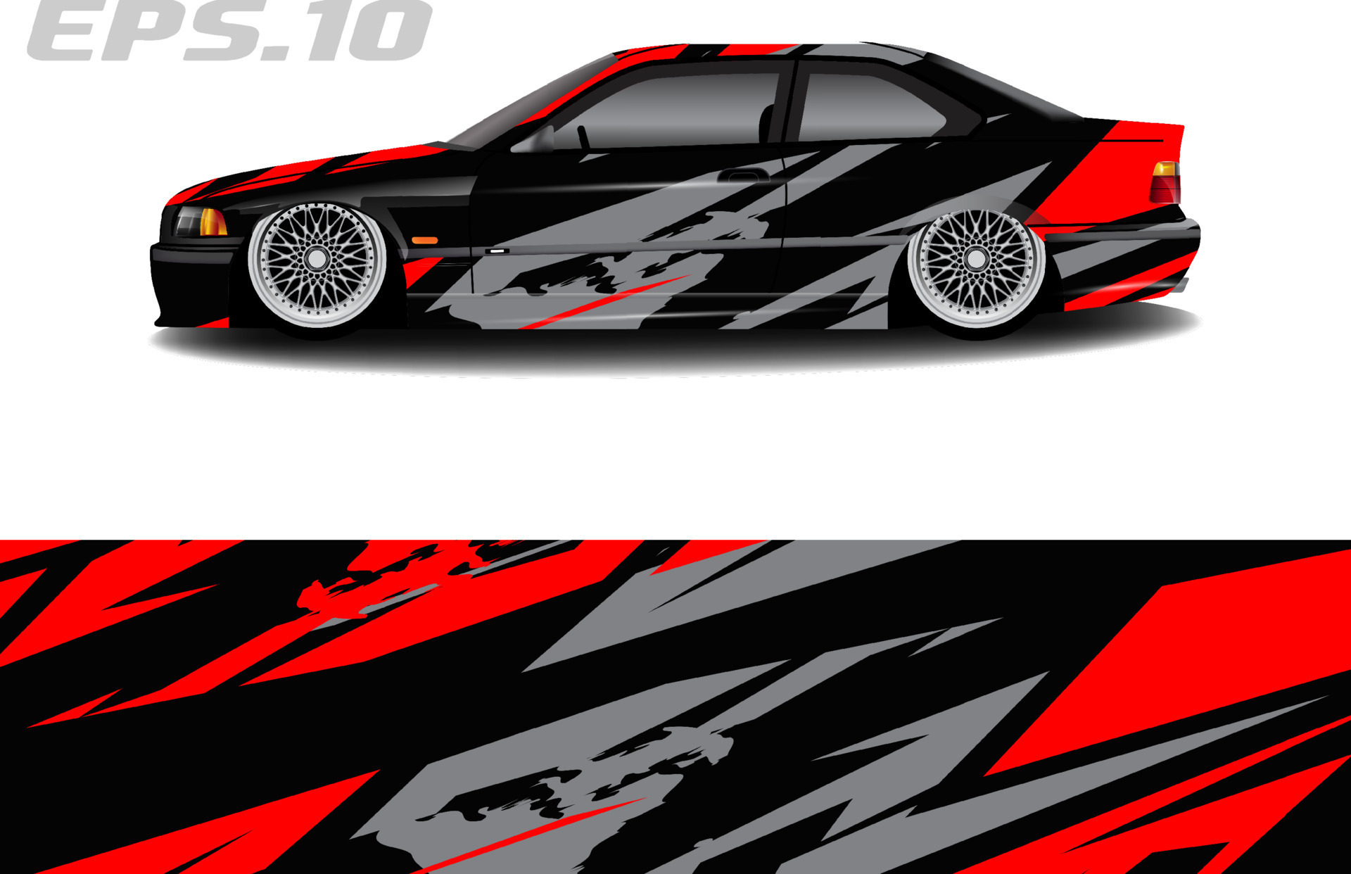 sticker livery racing car sticker design, cool abstract graphic