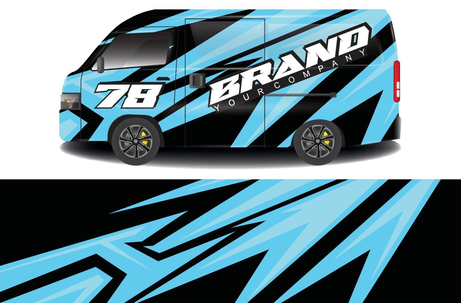 racing background sticker designs for camper car wraps and more vector