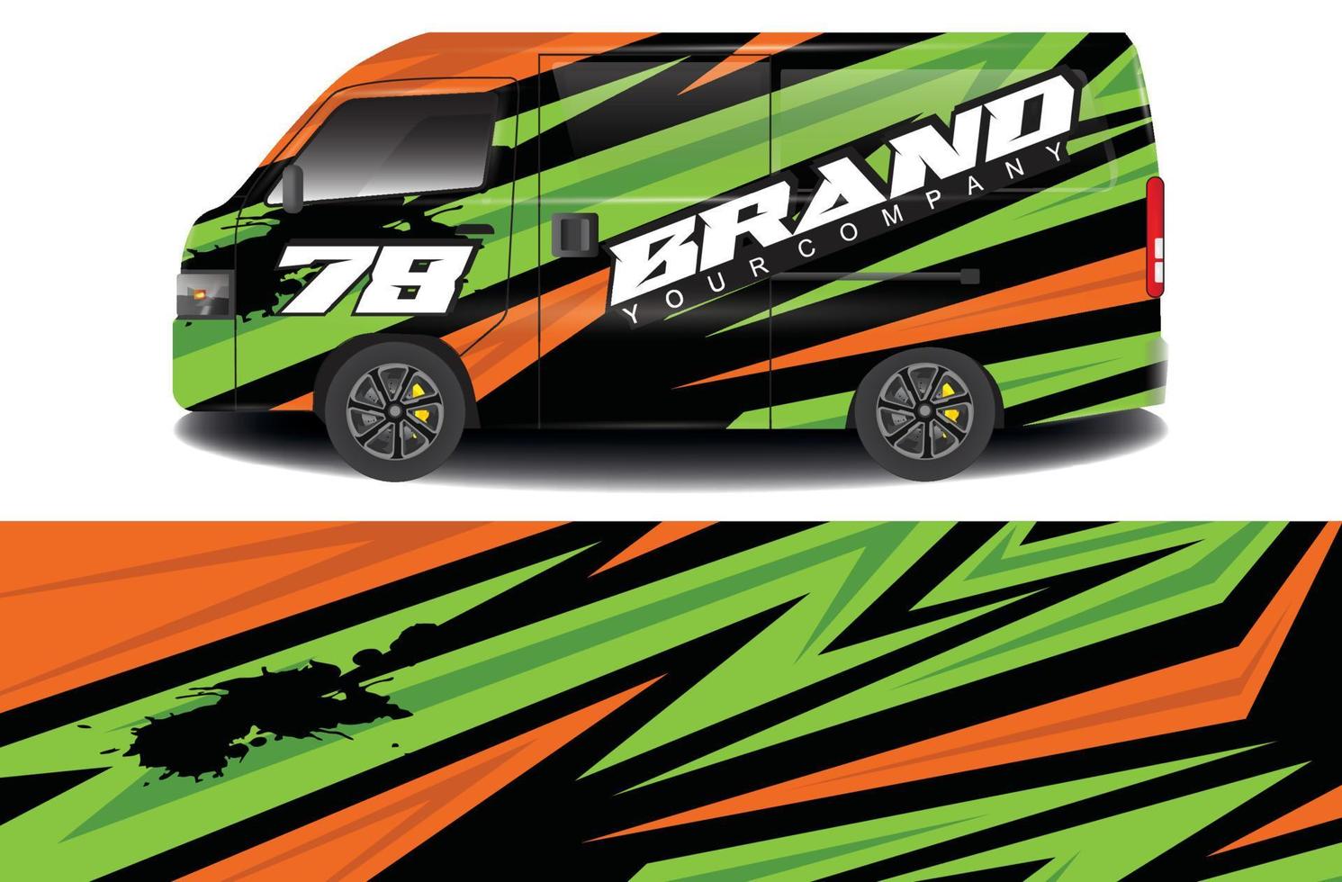 racing background sticker designs for camper car wraps and more vector