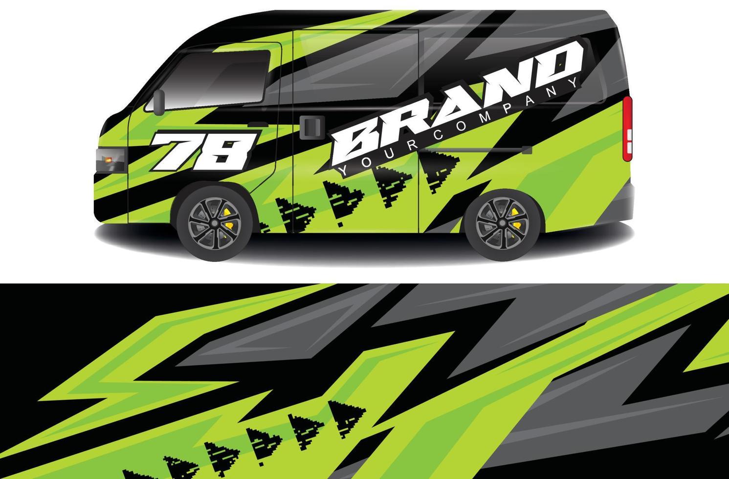 racing background sticker designs for camper car wraps and more vector
