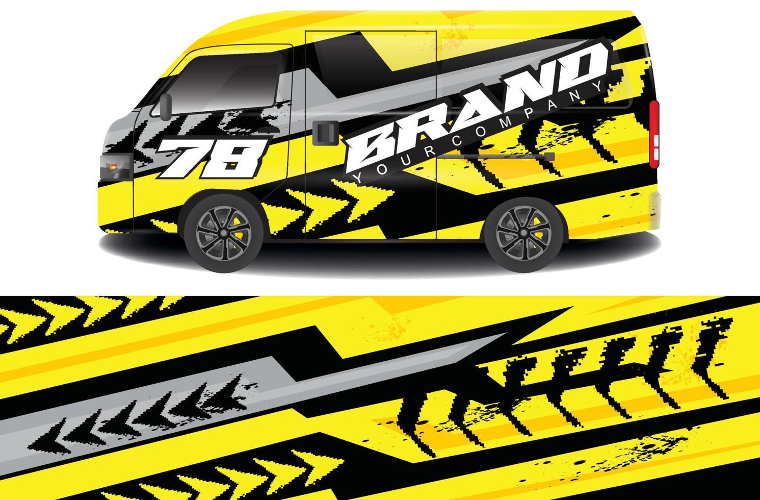 racing background sticker designs for camper car wraps and more vector