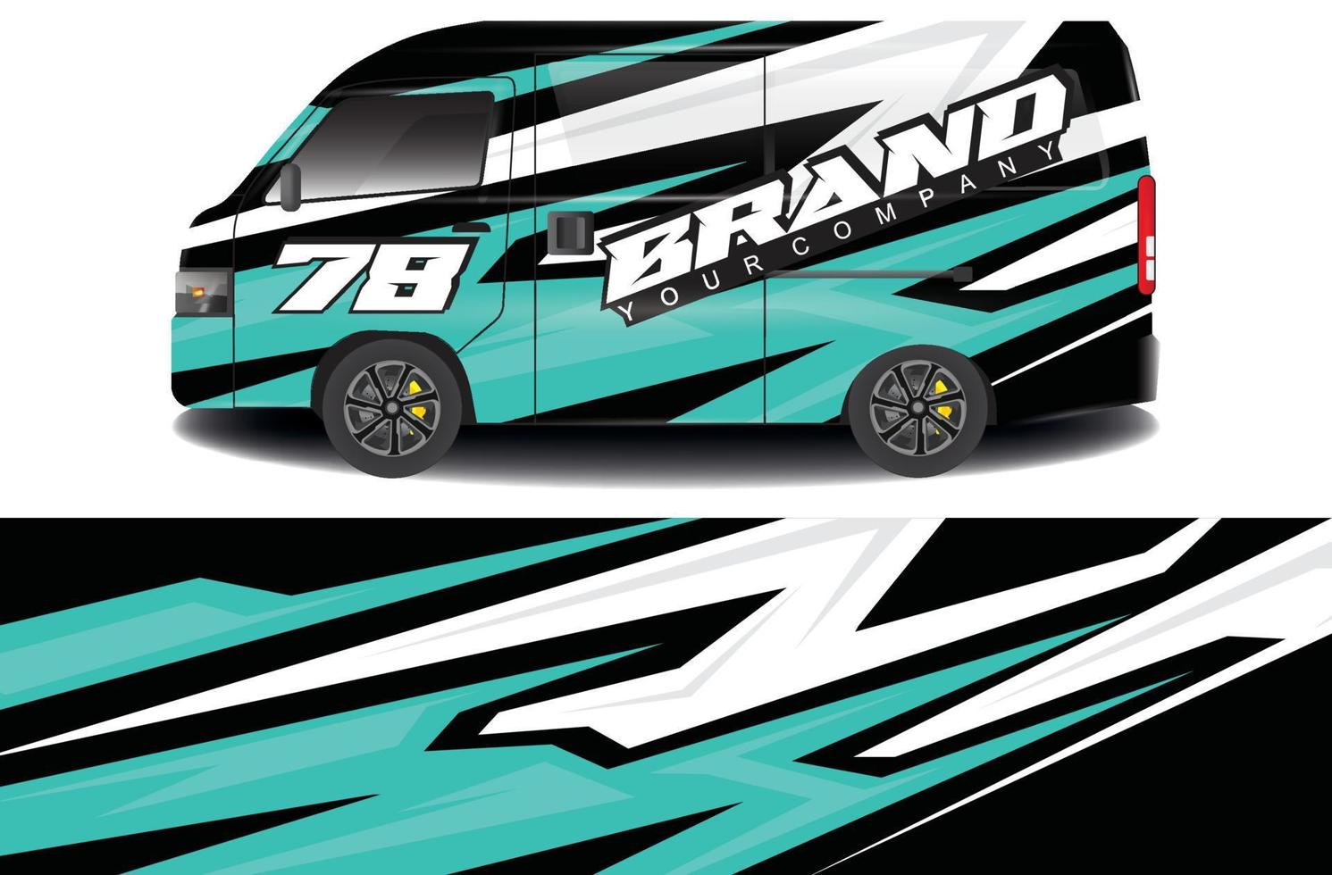 racing background sticker designs for camper car wraps and more vector